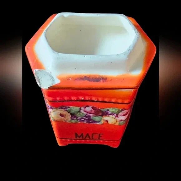 Vintage Czechoslovakia Porcelain Kitchen Canisters - 6 Small / 6 Large / 1 Salt  - Picture 12 of 16